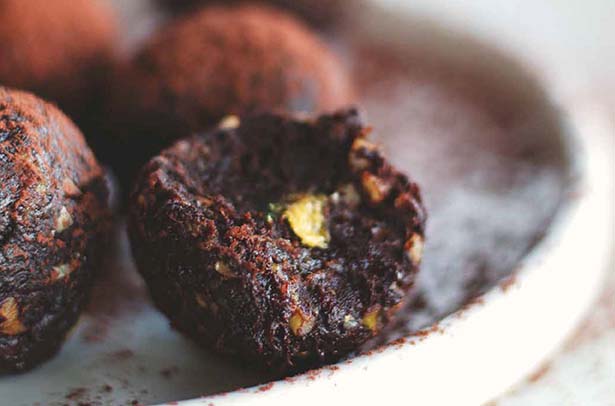 Walnut Cocoa Date Bites