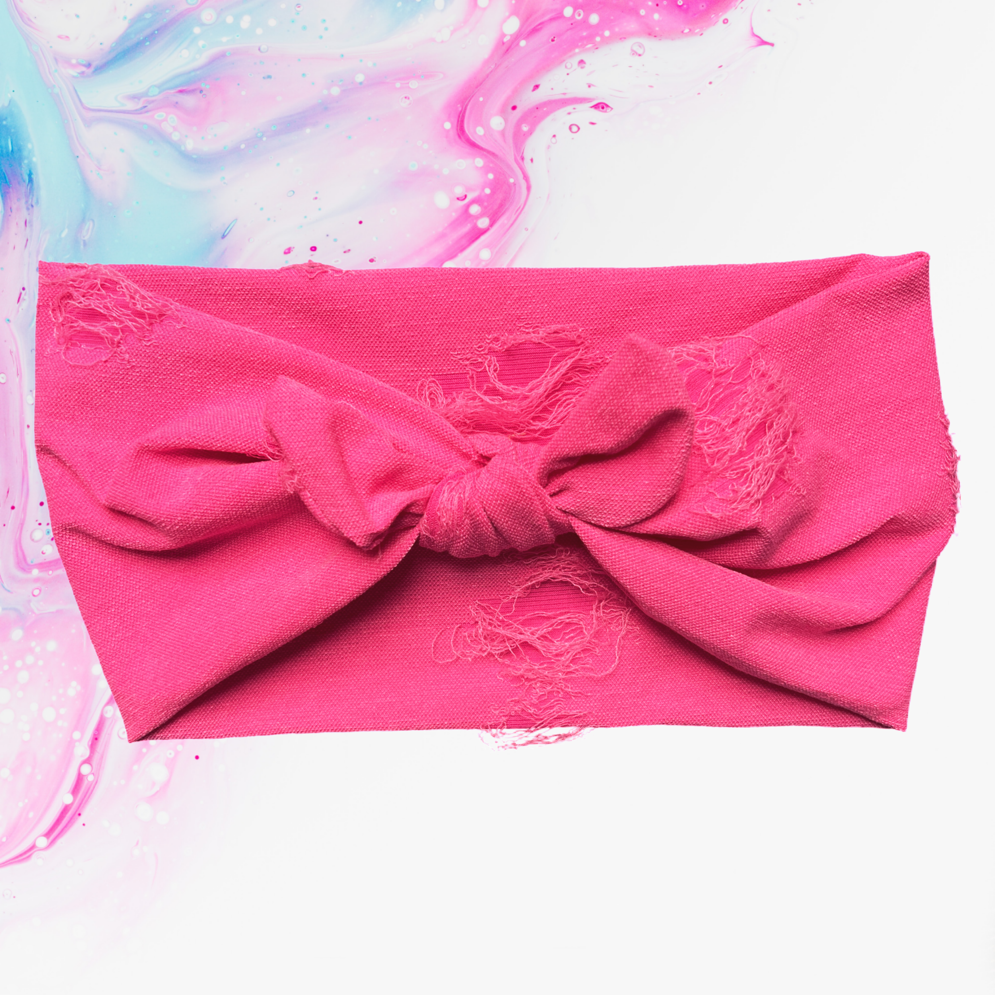 neon pink distressed