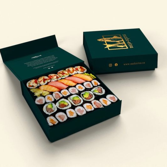 Wholesale Customized Sushi Paper Box Take out Fast Food Packaging Pape –  Fastfoodpak