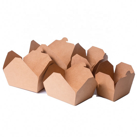 Biodegradable Pulp Paper Food Container Disposable Food Container Pape –  Fastfoodpak