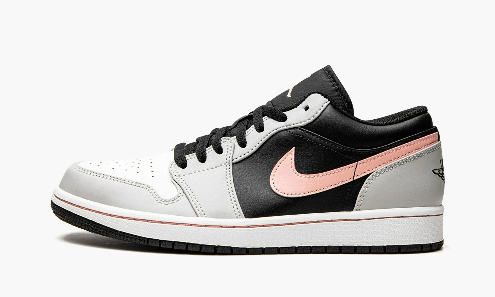 Air Jordan 1 Low Black Grey Pink 