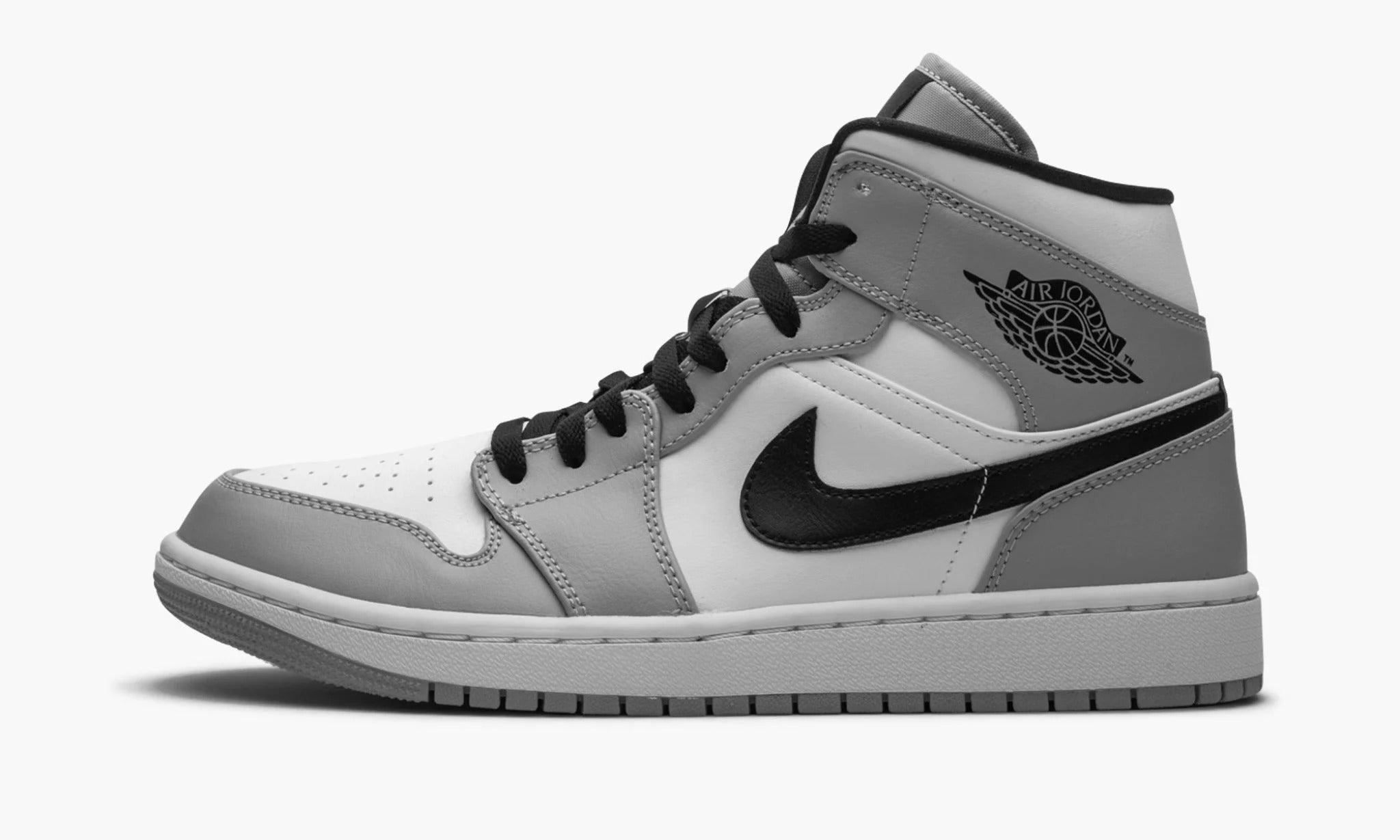 Air Jordan 1 Mid Light Smoke Grey 