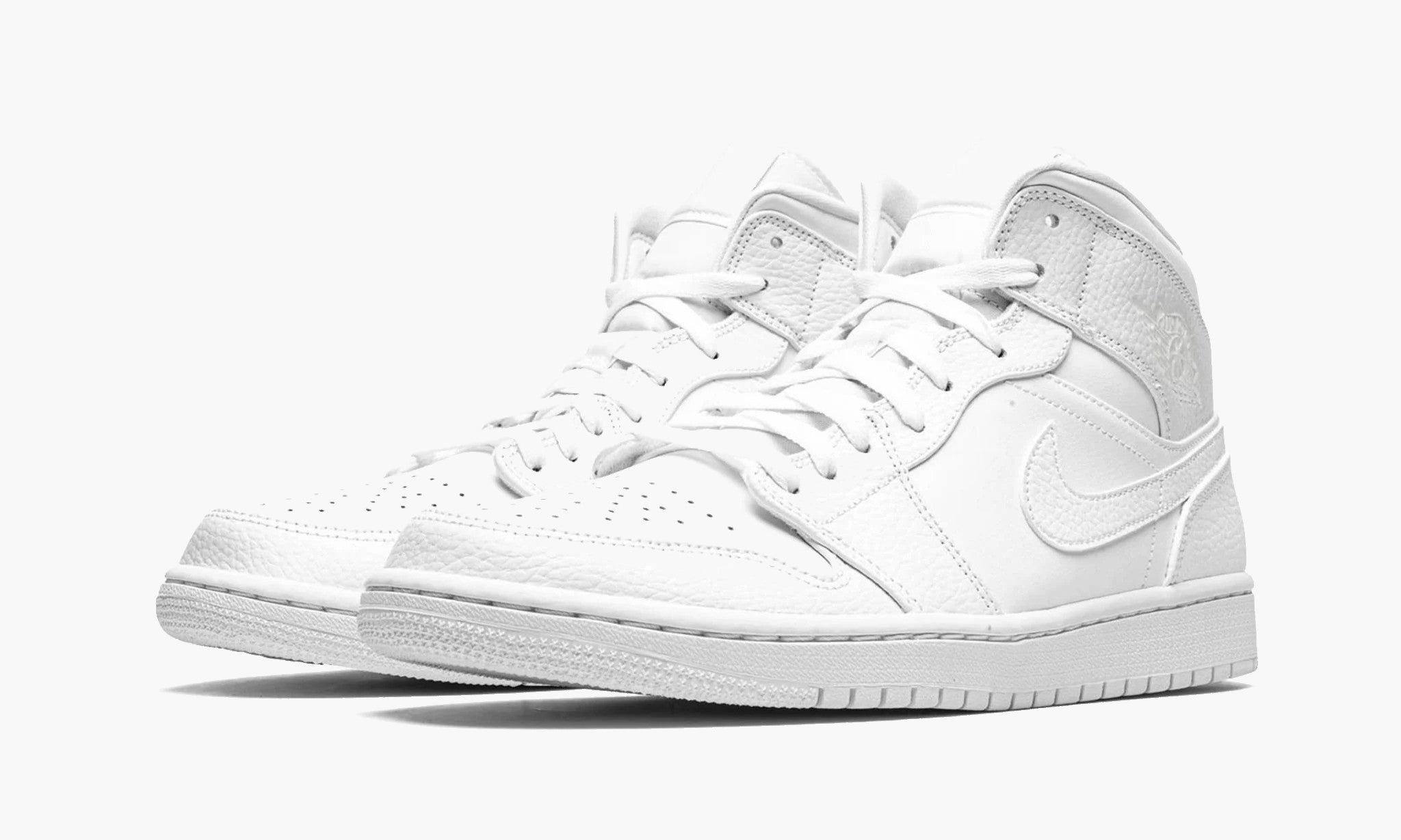 air jordan 1 mid triple white 2.0