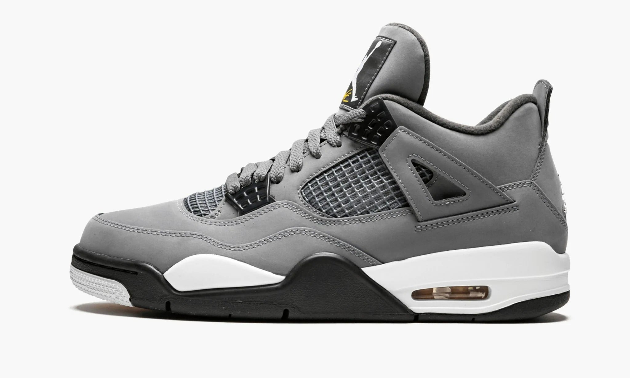 air jordan retro 4 grey and white