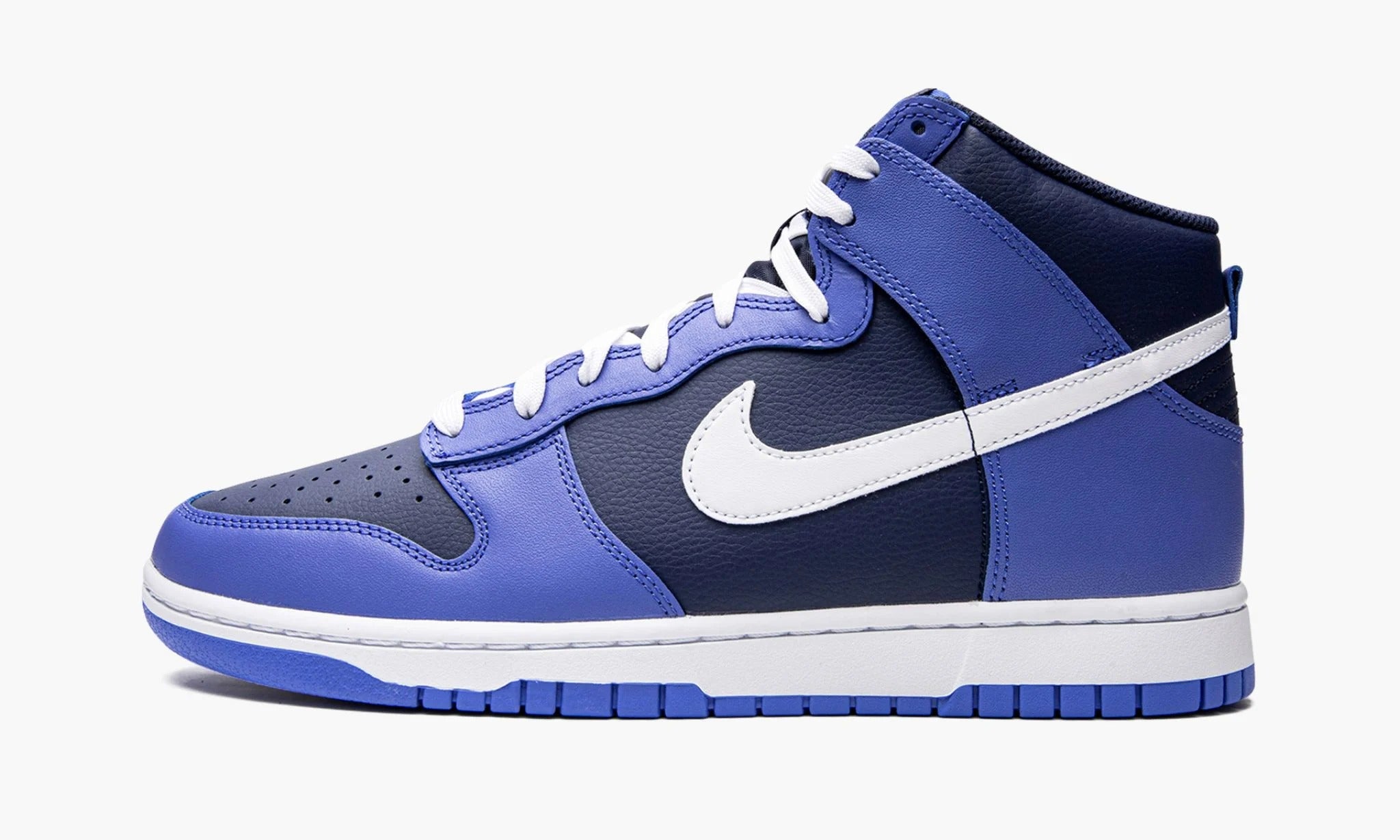 nike dunk high medium blue midnight navy