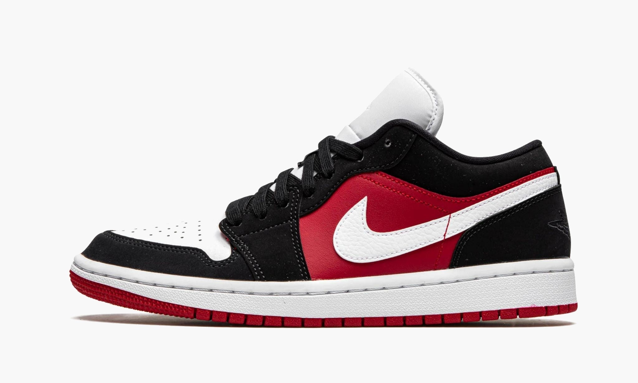 air jordan 1 low black white red