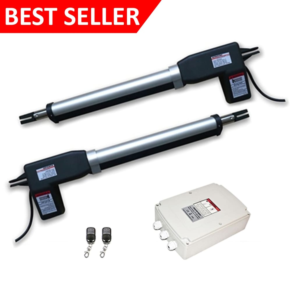 Aleko Dual Swing Gate Operator AS1200 AC/DC Basic Kit AS1200NOR-AP