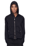 Full Zip Shell Jacket - Black