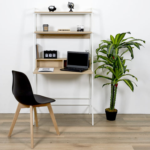 La Chaise Longue - Bureau étagère Zack Blanc