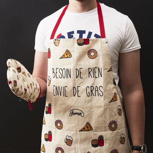 Tablier de cuisine spécial barbecue en cadeau pas cher et pr