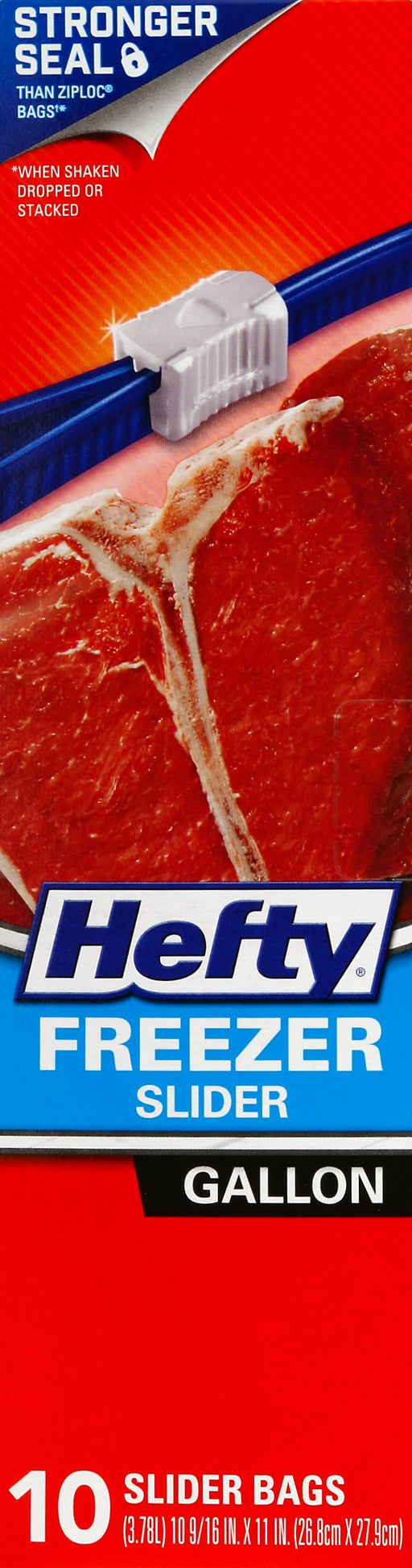 Hefty Slider Storage Bag, Gallon, 30 Ct (Pack of 4) 