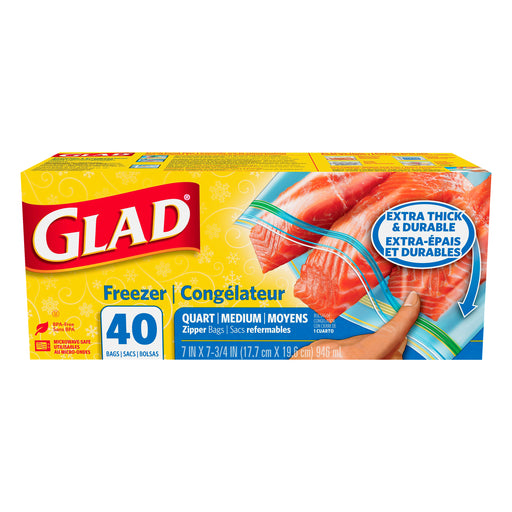 Glad Gallon Storage Zipper Bags 20 ea — Gong's Market