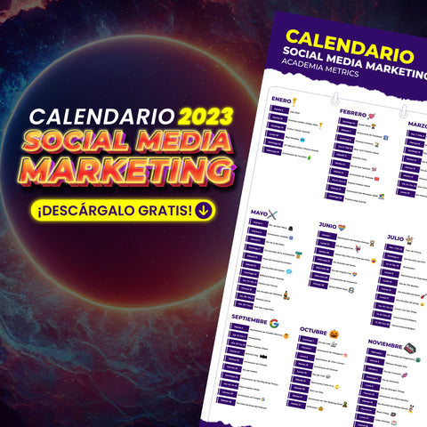 Calendario del Community Manager y Social Media 2023