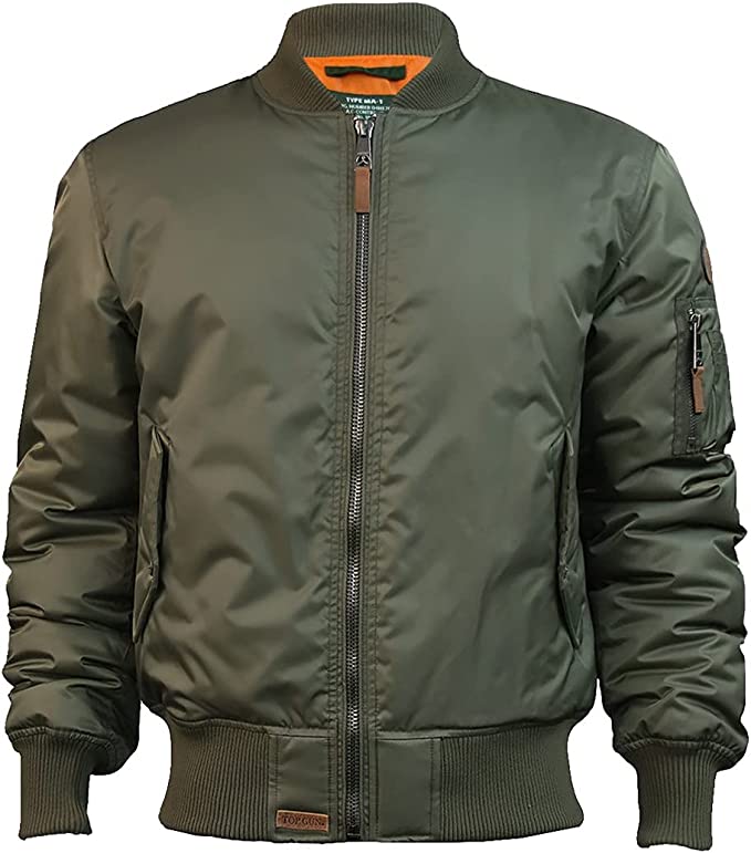 Top Gun MA-1 Bomber Jacket - Ultimate Leather Jackets