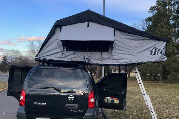 Hutch Tents Ontario 4 Rooftop Tent with Skylights