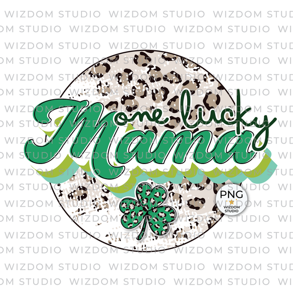 One Lucky Mama PNG Image – Wizdom Studio