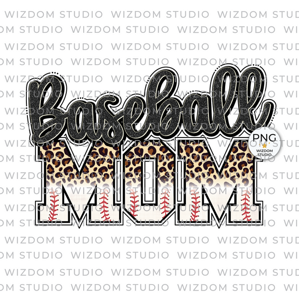 Baseball Mom PNG, Baseball Sublimation