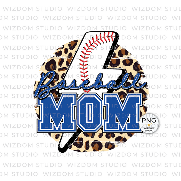 Baseball Mom PNG, Baseball Sublimation