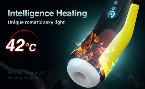 42°C Intelligent Heating Automatic Male Masturbator Sucking Toys