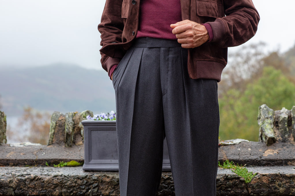 Kit Blake trousers grey flannel