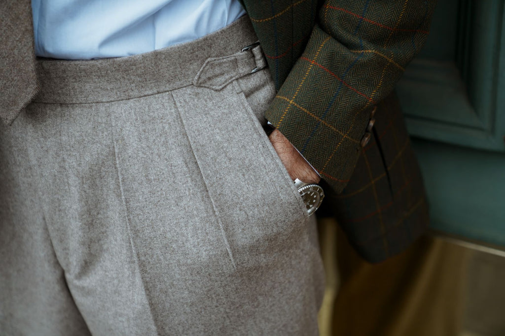 A Guide To Trouser Cloths - Kit Blake trousers