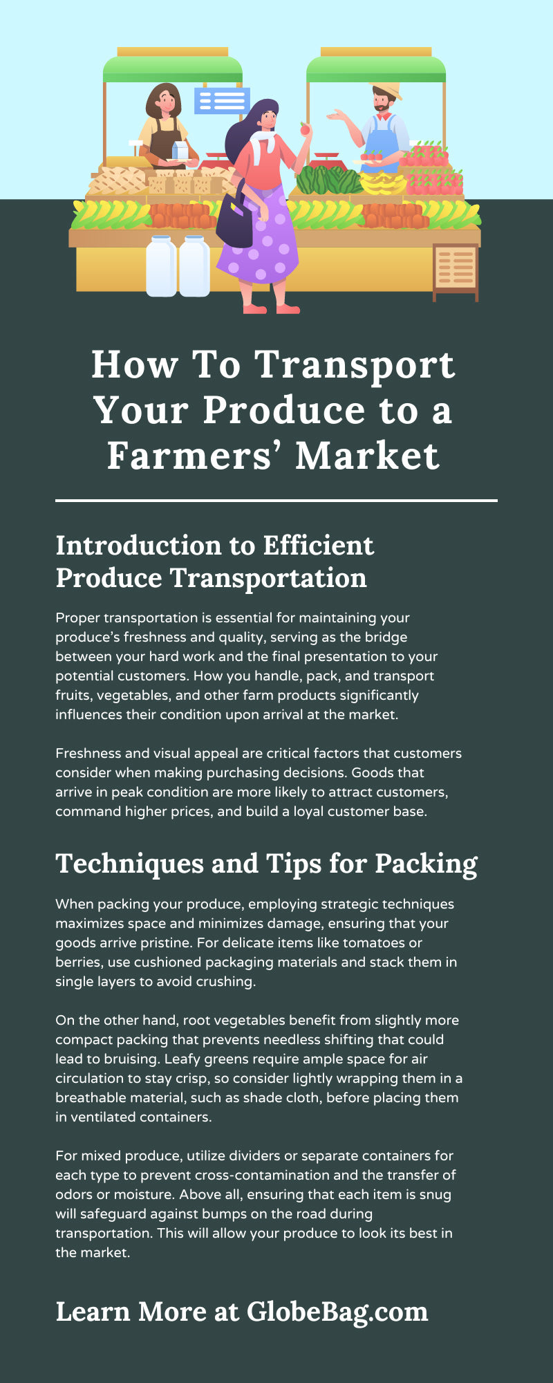 How To Transport Your Produce to a Farmers’ Market