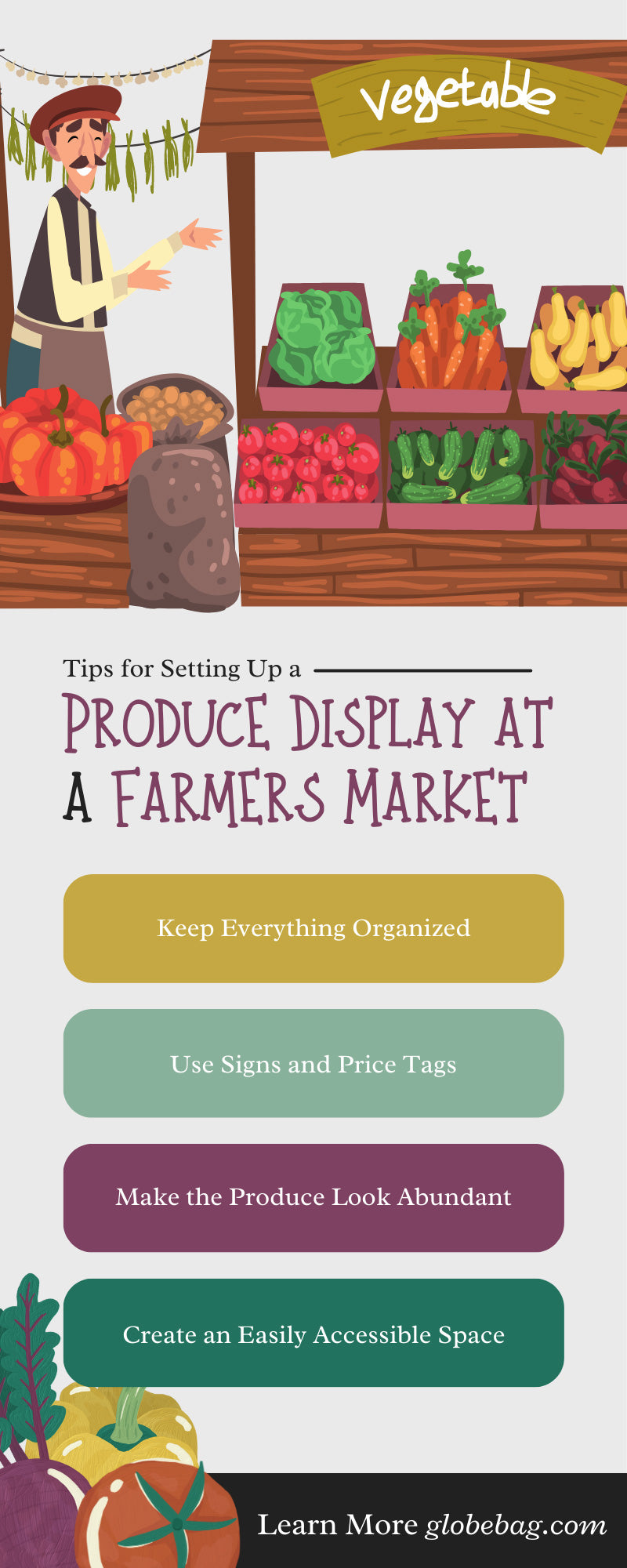 7 Tips for Setting Up a Produce Display at a Farmers Market