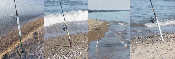 Sand Spikes and Rod Holders for Surf Fishing – Lake Michigan Angler A