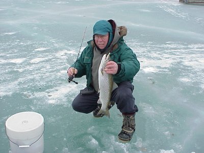 Ice Fishing with Tube Jigs for Brown Trout – Lake Michigan Angler A