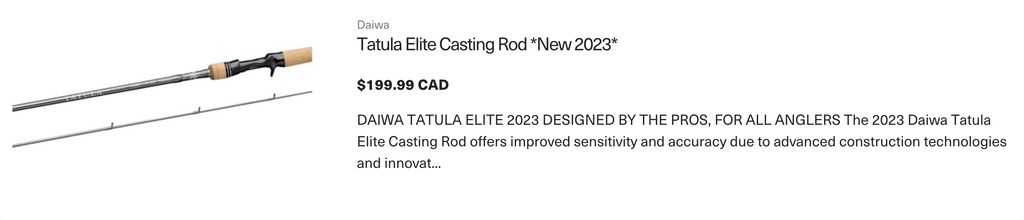 Tatula Elite Casting Rod