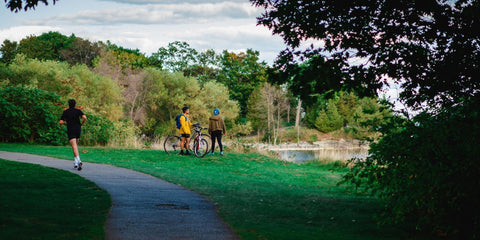 Walking and cycling trail