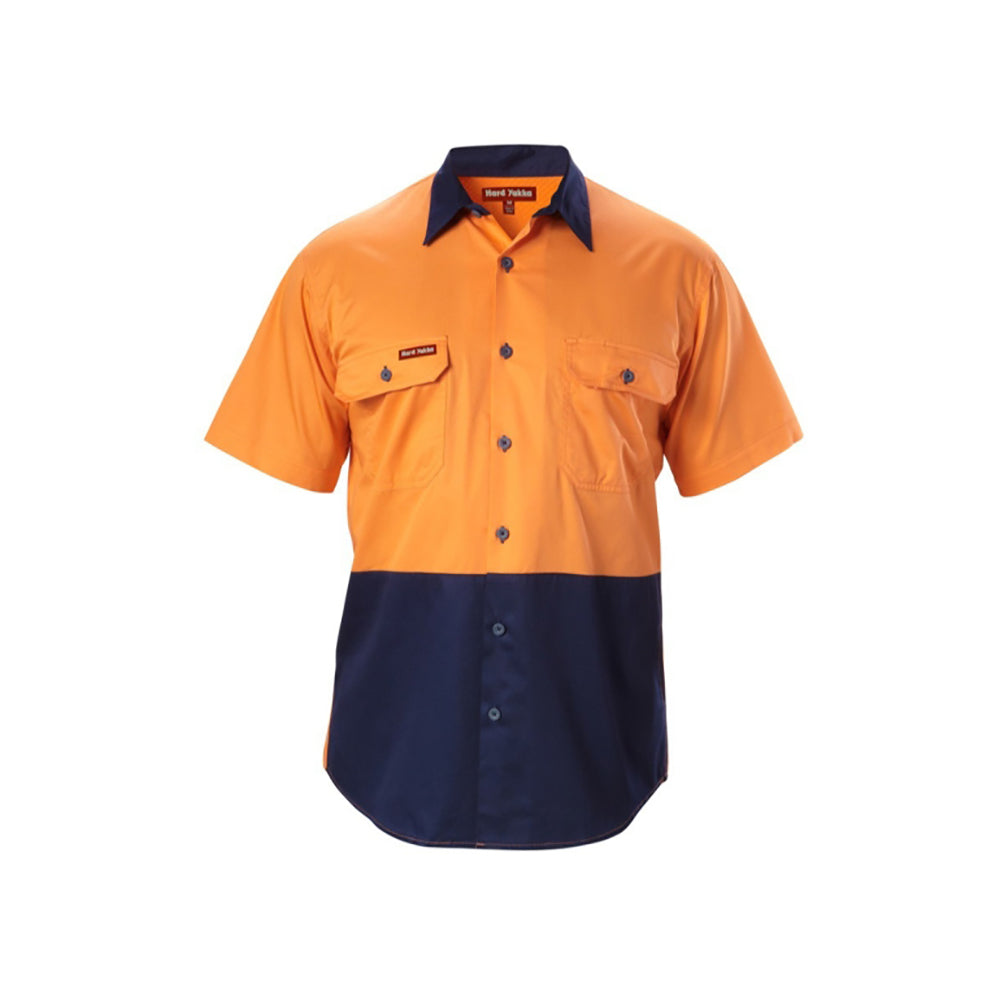 KOOLGEAR HI VIS 2 TONE VENTED S/SL SHIRT Y07559