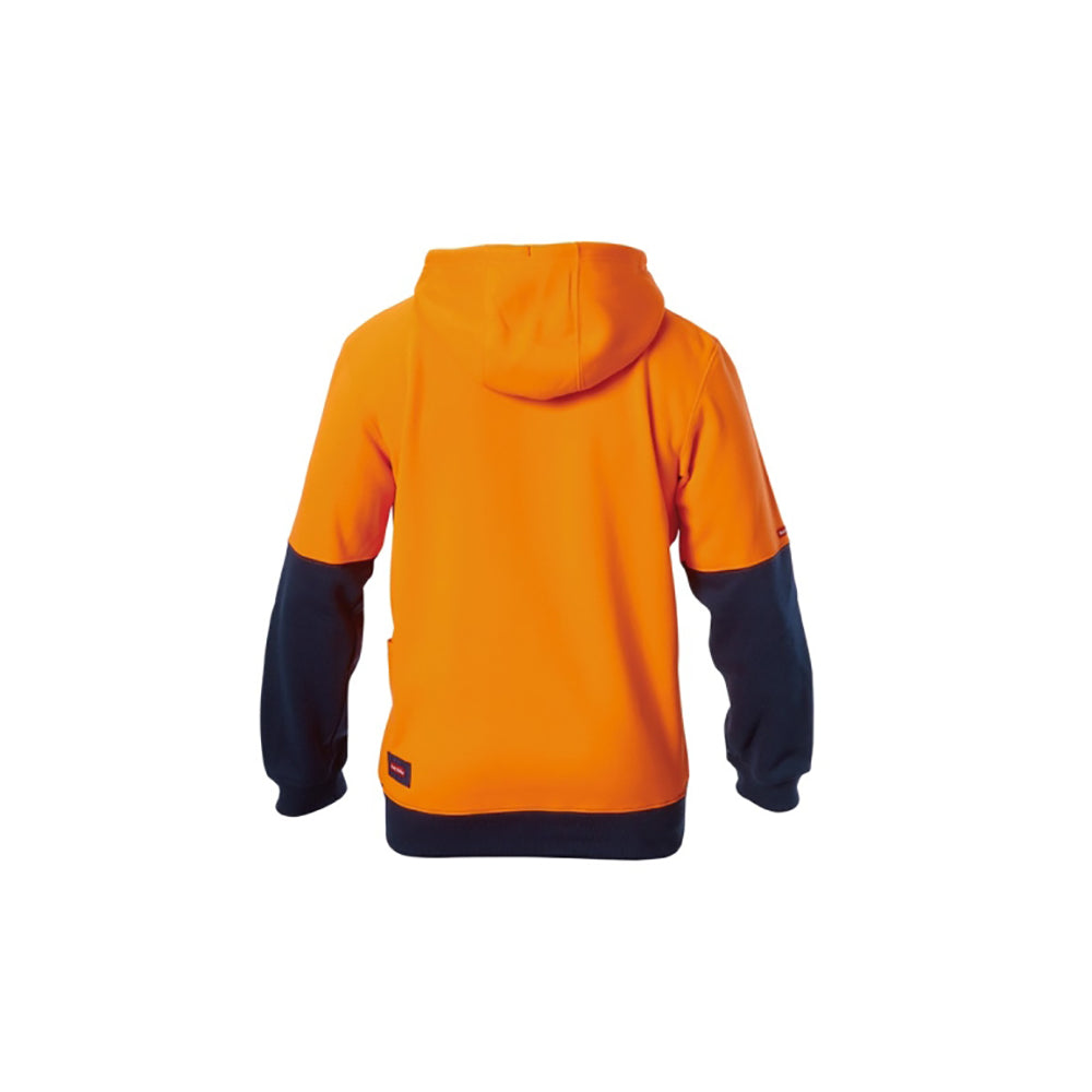 HARD YAKKA HI VIS 2 TONE FLEECE HOODIE Y19325