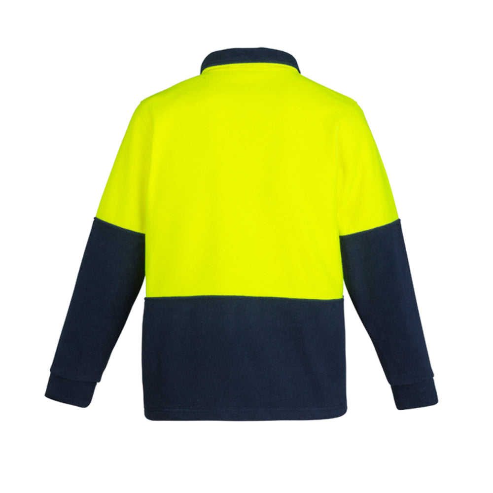 BIZ COLLECTION HI VIS HALF ZIP POLAR FLEECE JUMPER ZT460