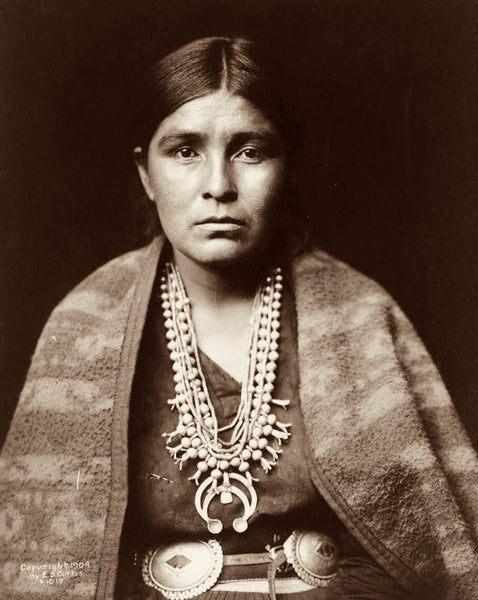 Portrait of a Navajo Woman, Edward Curtis, ca. 1904