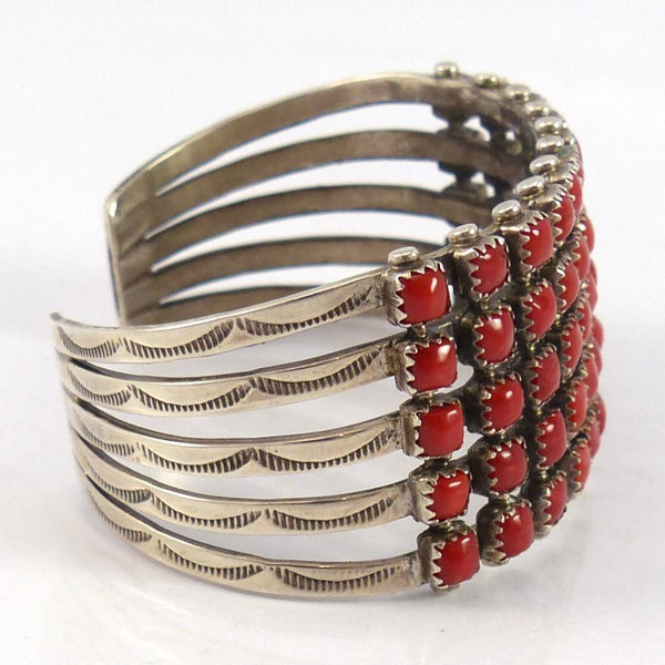 1970s Coral Cuff – Garland's Indian Jewelry