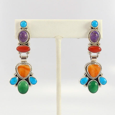 Multi-Stone Earrings – Garland's Indian Jewelry