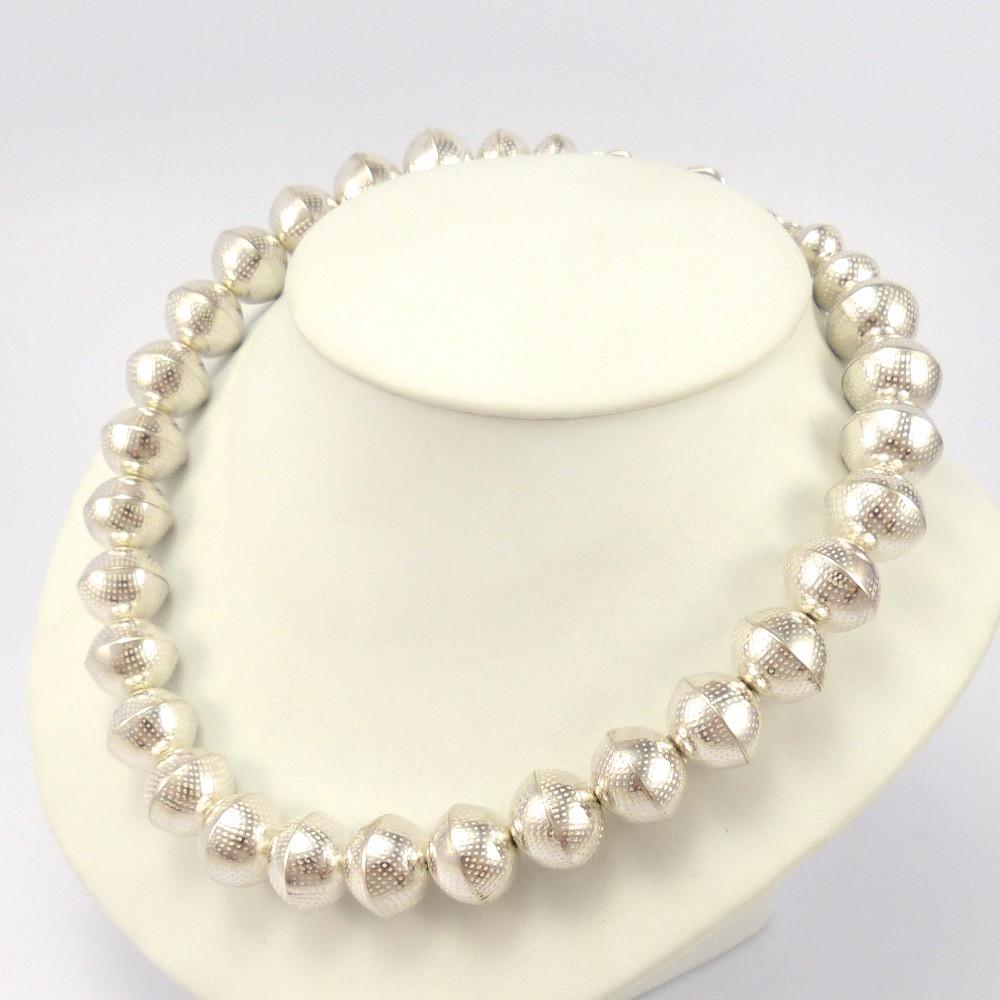 Silver Bead Necklace by Victoria Haley – Garland's Indian Jewelry