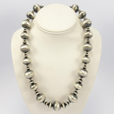 Silver Bead Necklace by Victoria Haley – Garland's Indian Jewelry