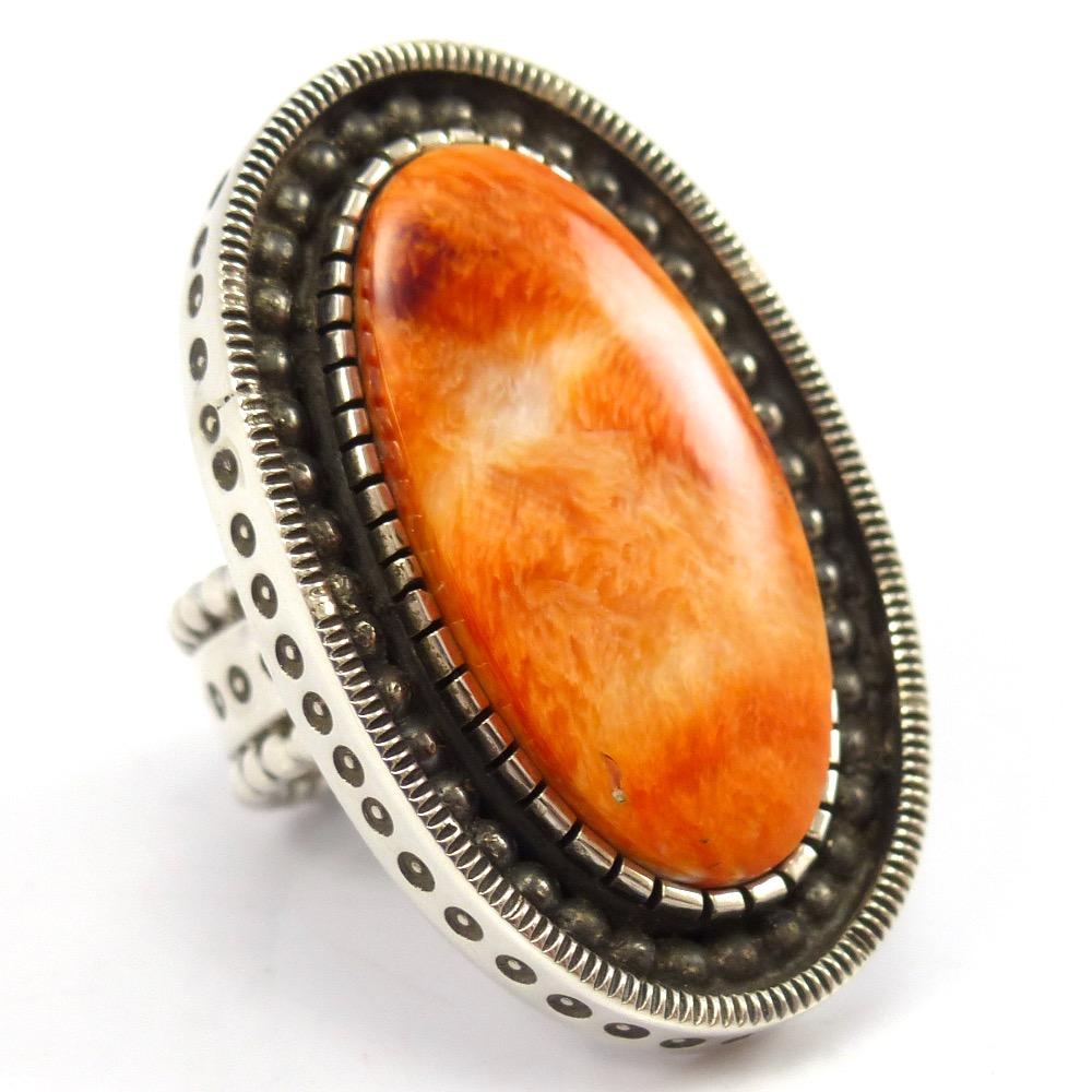 Spiny Oyster Shell Ring – Garland's Indian Jewelry