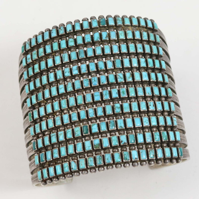 1940s Turquoise Row Bracelet