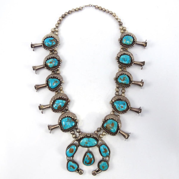 1970s Turquoise Squash Blossom Necklace – Garland's Indian Jewelry