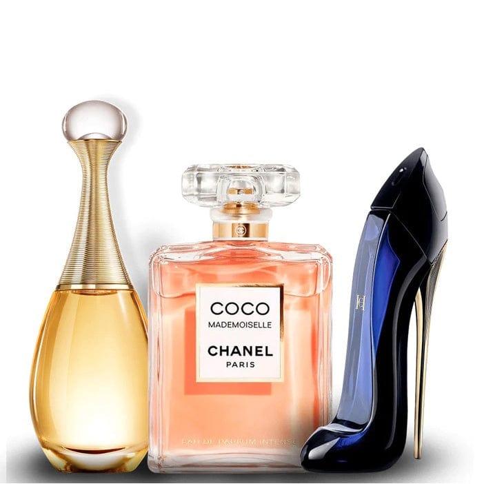 Combo de 3 Perfumes de Mujer - Jadore, Coco Chanel Mademoselie e Good –  Fragancias