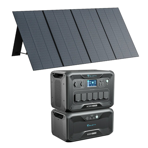 BLUETTI AC300 + B300 + PV350 Stromaggregat Solar
