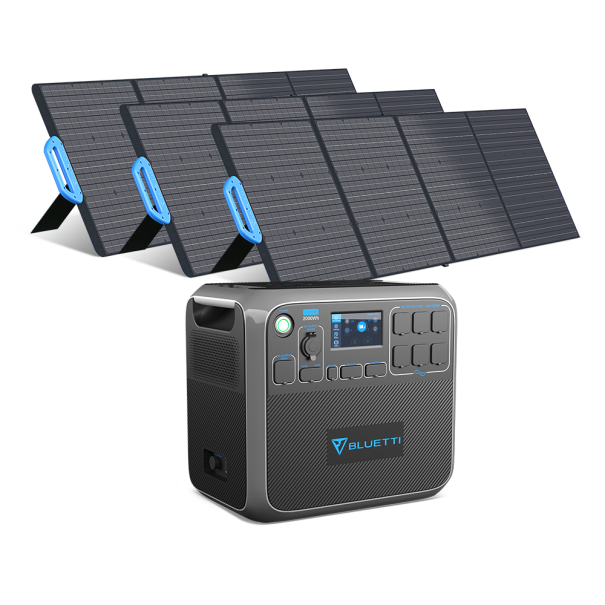 BLUETTI AC200P + 3*PV200 Solar Generator Kit