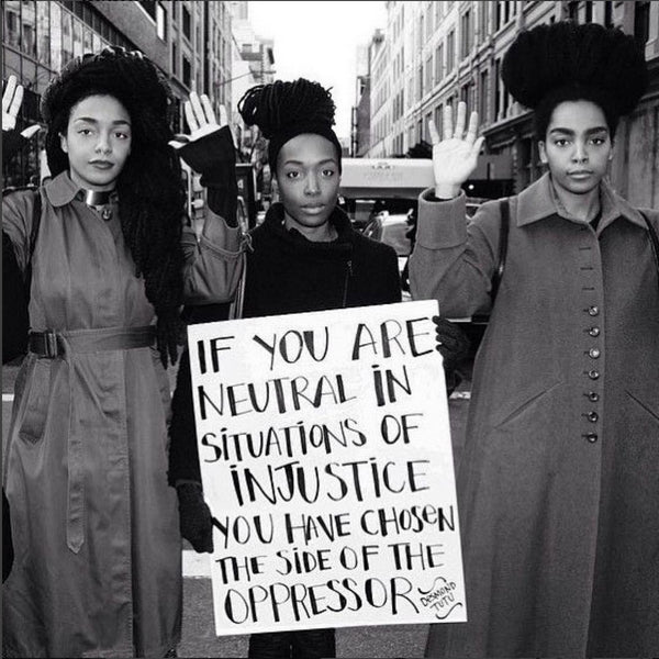 if you are neutral in situations of injustice, then you have chosen the side of the oppressor - desmond tutu