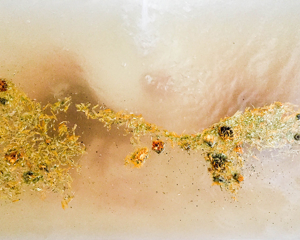 herbal medicine bath by Melissa Rousseau