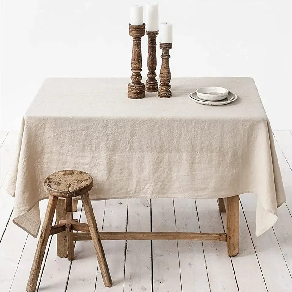 100% Pure Linen Tablecloth - Elegance & Versatility