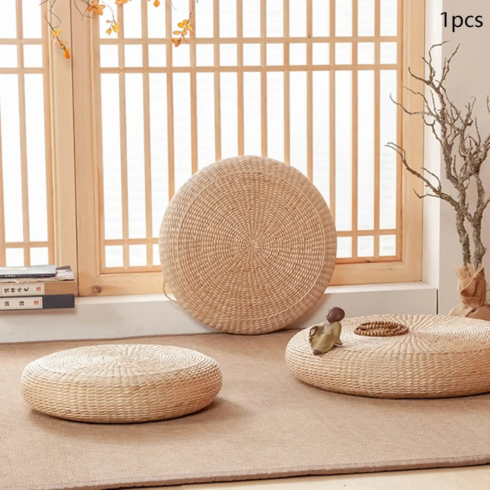 Eco-Friendly Japanese Tatami Cushions