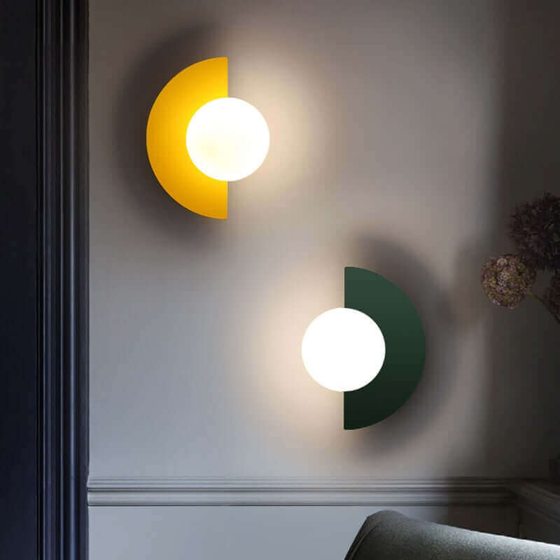 Halfmoon Colorful Sconce